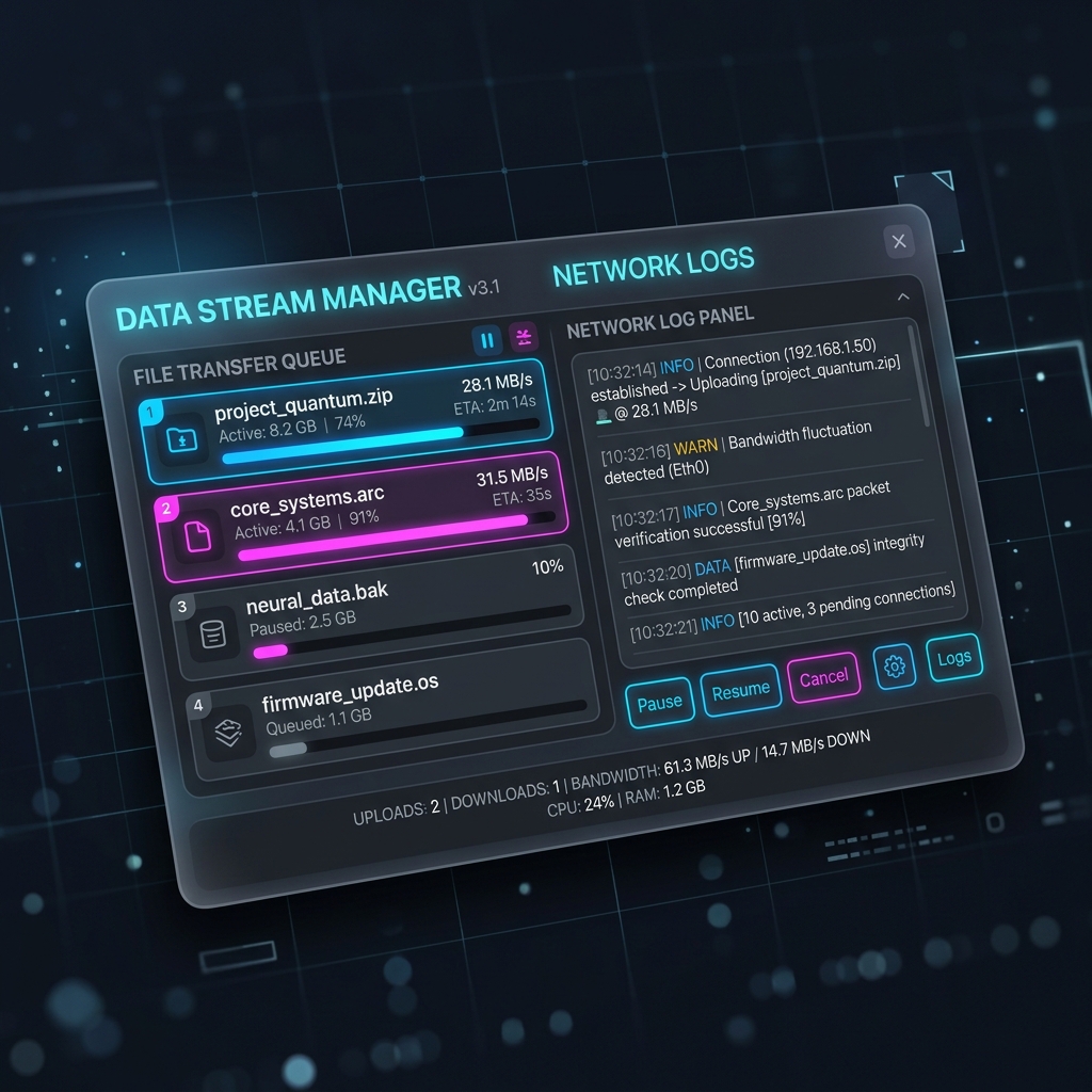 传输队列概念演示
